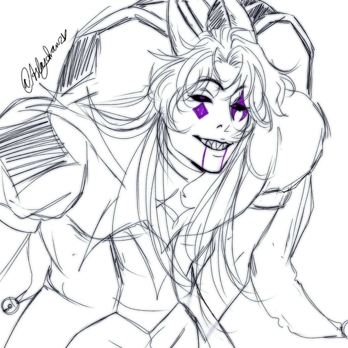 Jester wip💜🃏

#thefreakcircusjester #thefreakcircus #tfc 
#怪誕馬戲團