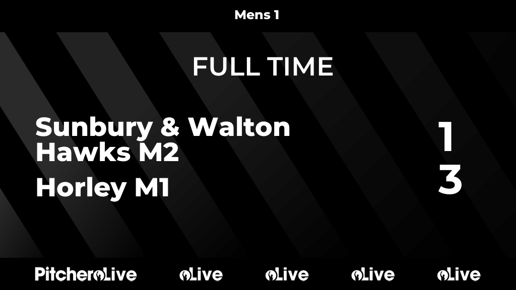 FULL TIME: Sunbury &amp; Walton Hawks M2 1 - 3 Horley M1
#SUNHOR #Pitchero
horleyhockeyclub.co.uk/teams/132643/m…