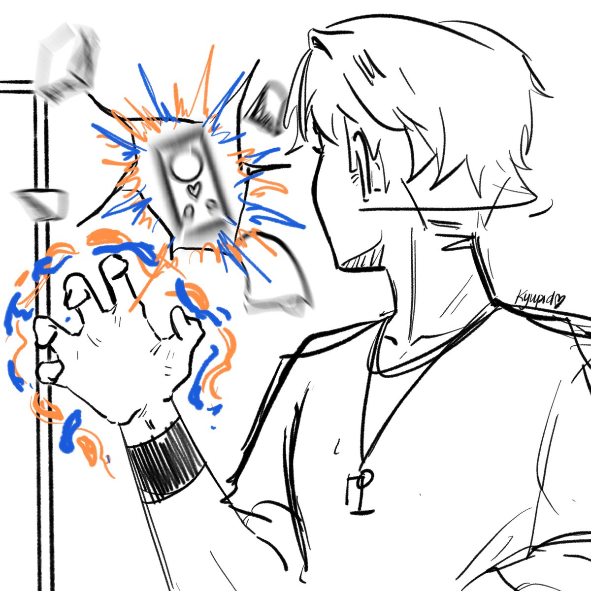 Kyu is kinda busy 👾Comms open tweet media