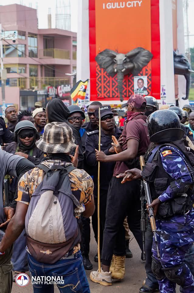 Our ninth campaign week ends with a bloodshed in Gulu city. The regime has facilitated and enabled violence against us days after they shielded hired goons who vandalized our Gulu city based offices. We were meant to campaign in Gulu city this afternoon but we have been preceded