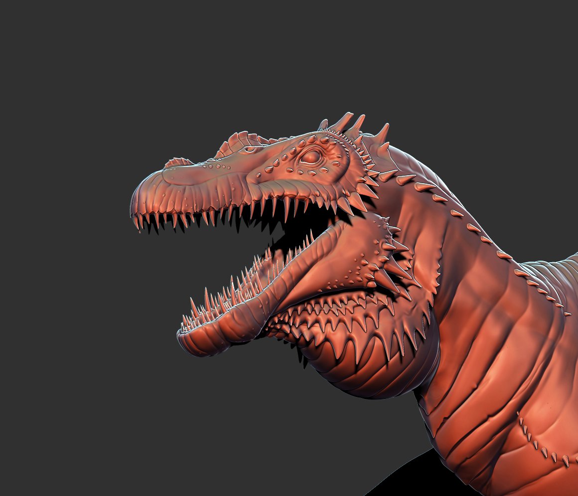 SkadoinkNoodle's tweet image. Ark sculpt BEGINS! Sachicasaurus for TaronCapala's Twilight Abyss #SurviveTheArk #arkmodding #UnrealEngine #Sculpting #Zbrush #dinosaur #ARKSurvivalAscended