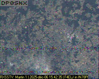 F4ELJ's tweet photo. 2025-12-06, 1 image #SSTV decoded from SONATE-2 #satellite (#DP0SNX)🛰️, in afternoon pass, on 145.880 MHz in Martin-1 mode. #hamradio #hamr @JMUSpace #sonate2 @AMSAT https://t.co/KcSp1gT7Kh