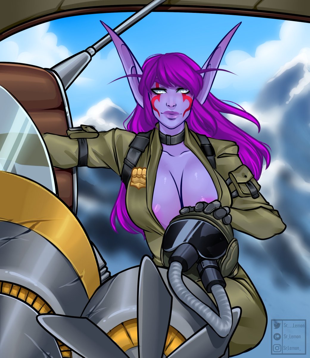 ᕙ(  •̀ ᗜ •́  )ᕗ

#commission #wow #worldofwarcraft #kaldorei #nightelf #nelf #oc #originalcharacter #rp #roleplay #airplane #pilot #fantasy #digitalart