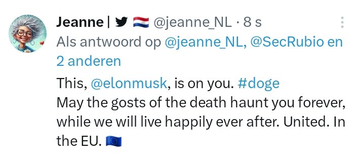 Ik wil onderstaande post retweeten met dit bericht. Dat wordt geweigerd. Op deze manier lukt wel. Hoe dan?