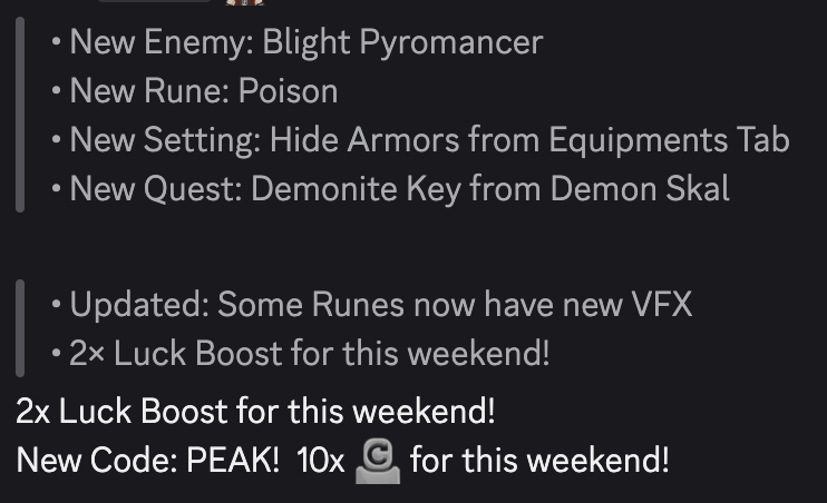 absen dulu event !forge jangan lupa claim codenya 🔥