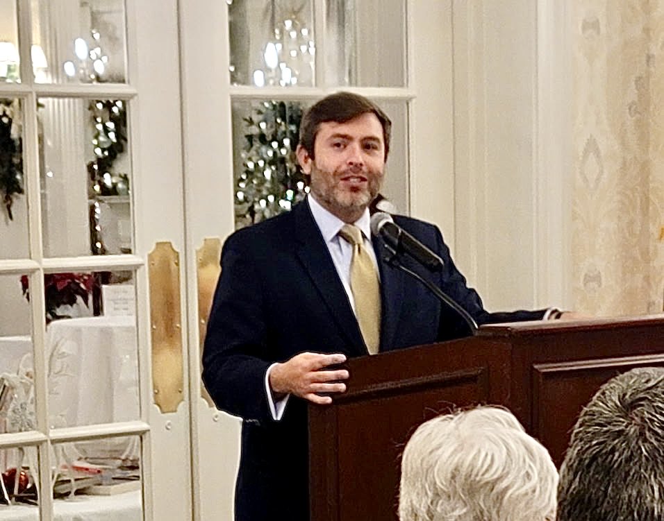 LukeFarleyNC's tweet image. ‘Tis the season…to visit the ladies of the Lower Cape Fear Republican Women’s Club. Great seeing a few Republican men too, like my friends @danescalise and @JohnHinnant.