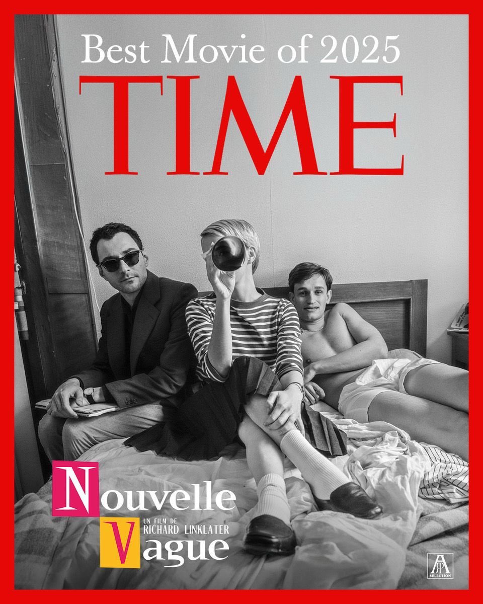La revista <a href="/TIME/">TIME</a> ha decidido que #NouvelleVague es la mejor película de 2025. 🚬 🕶️ La estrenamos aquí el 9 de enero de 2026.  

#ValorSentimental ocupa el cuarto lugar. ❤️‍🩹 ¡Ya en cines! 

Lista completa: time.com/7333791/best-m…