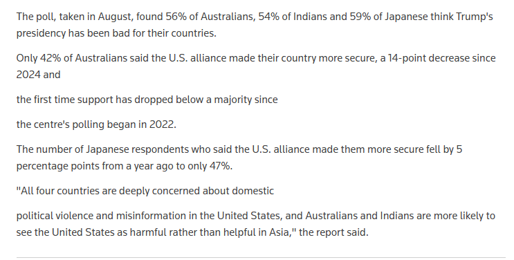 <a href="/yeshuaformosa/">Yael _Formosa 鹿島之風🧋⛩️</a> 不知为何，日本人似乎不太喜欢川普的“让美国再次伟大”运动？如果这是主流媒体的宣传，那么日本还有更可靠的民意调查吗？