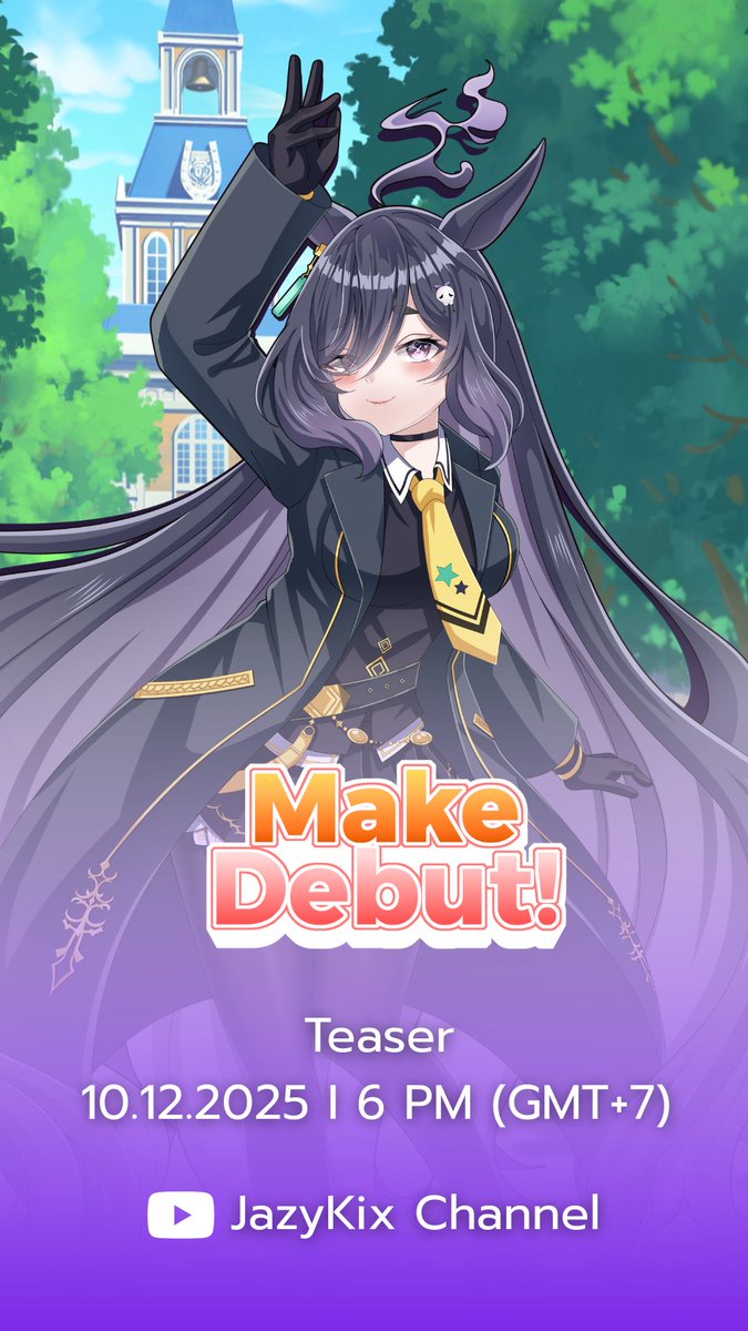 แต่นแต้นนน มาเฉลยแล้วค่ะ💜✨
ปั๊กโกะได้ไปร่วมตี้เป็นสาวม้ากับเพื่อนๆ มาค่ะ
เดี๋ยวมีตัวอย่างเป็นน้ำจิ้มมาให้ชิมวันพุธน้า

[Teaser] MAKE DEBUT! cover
10.12.2025 || 18:00 (GMT+7)

#vtuber #VtuberTH #วีทูปเบอร์  #cover #Umamusume #ウマ娘