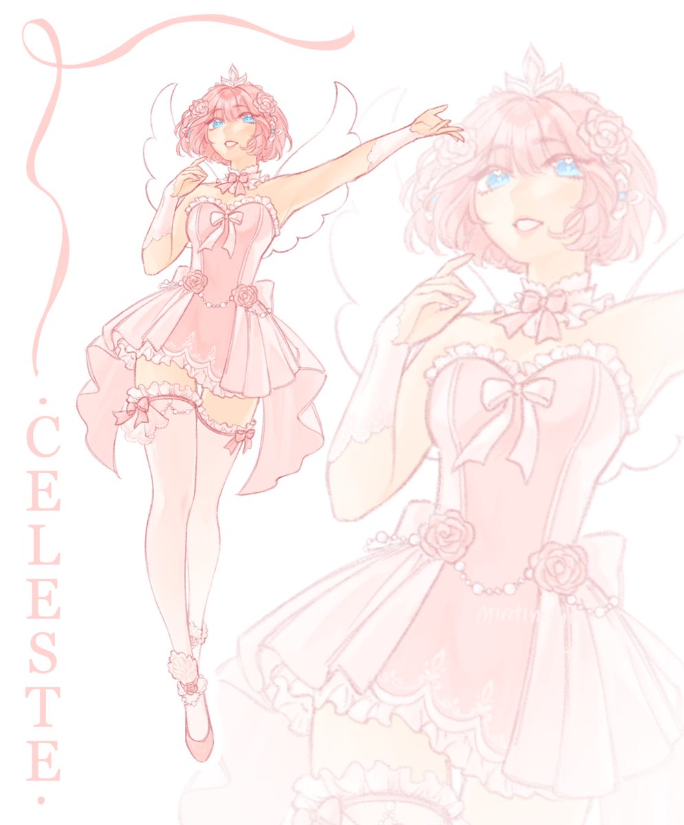 _mintinyyy_'s tweet photo. AAAAAND I have a new sona!!!
Meet Celeste the Cupid!!💘
I'll be dropping reference sheets for her in the replies💕
#ocart https://t.co/hQvuMXQDz5