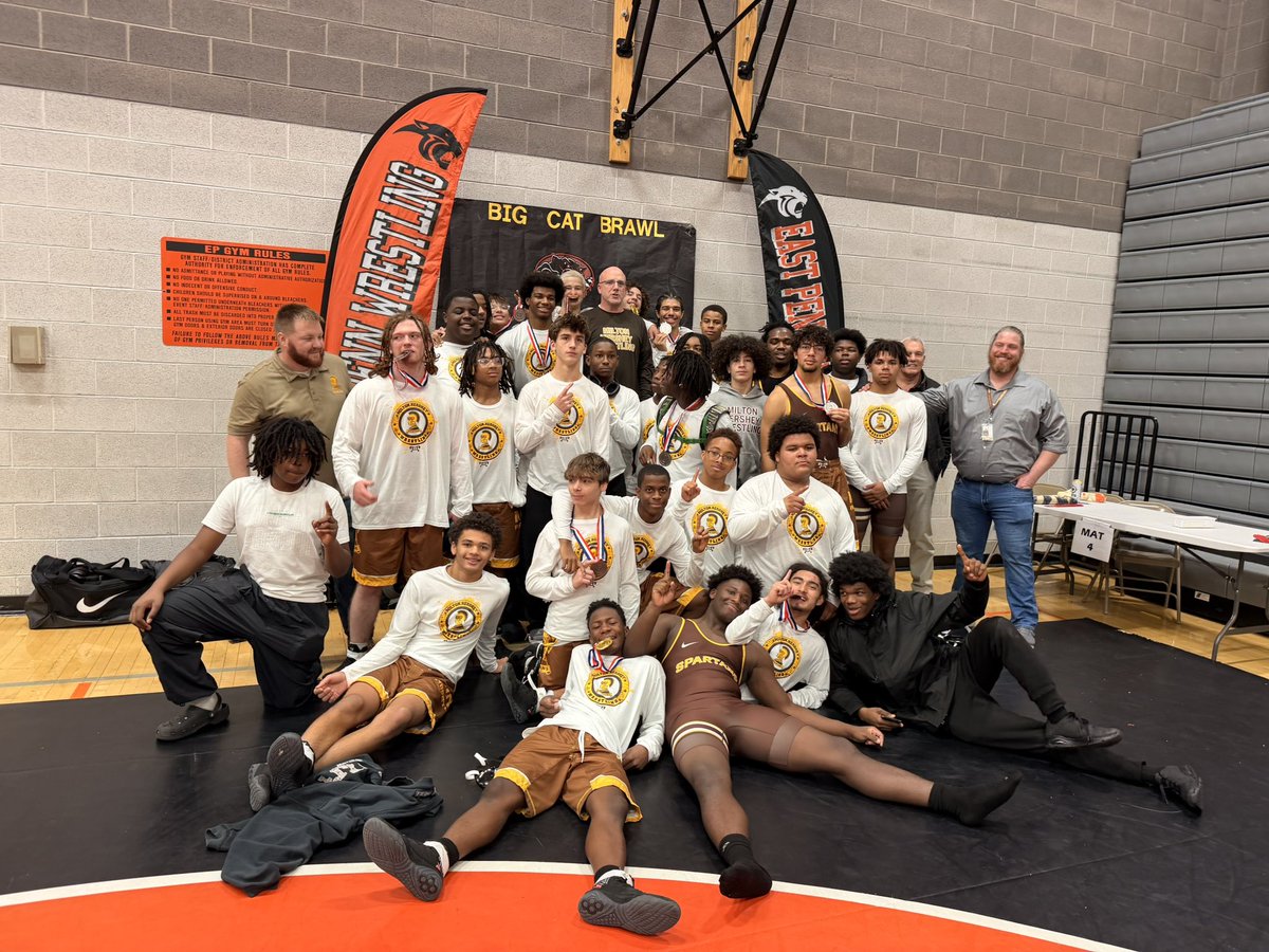 MHSATHLETICS4's tweet image. Wrestling wins the East Penn tournament! @miltonhershey 🤼🤼🤼