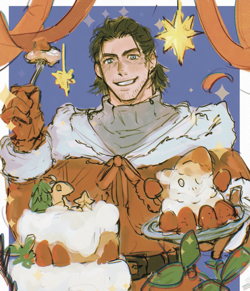 작년에 미완성한 크리스마스 그림 ... 이유가 있었으 ... 광장이어서..