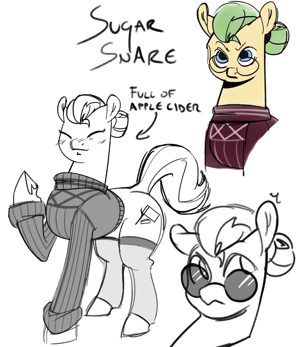 RealPakk_'s tweet image. Sugar snare (oc)

#mlp
