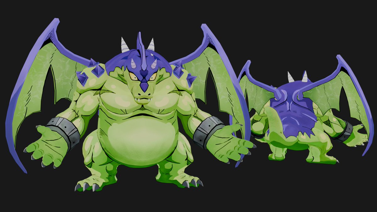 RaphaelG814's tweet image. Dragon model for upcoming game🐉
Feedback is super welcome🙌 #ROBLOX #RobloxDev #Blender