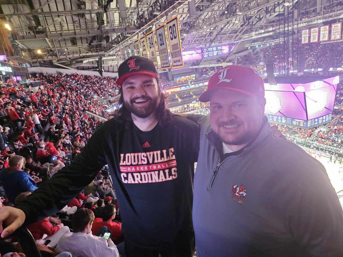 TheGilpatrick's tweet image. Well, some old lady said @steagles1 and I give Louisville fans a bad name. 

Guess we're doing something right.