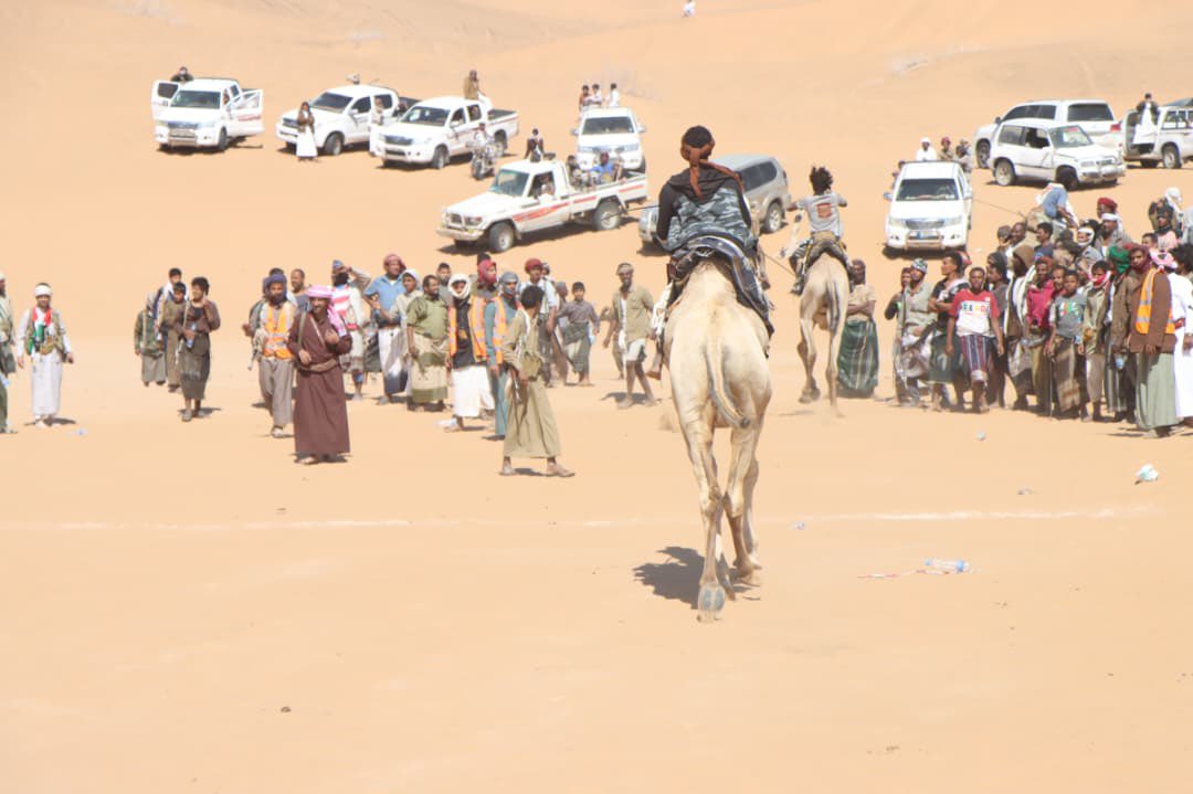 شهد مهرجان الشيخ محمد بن زايد لسباق الهجن اليوم إقامة التصفيات بـ8 أشواط تنافس فيها أكثر من 400 هجان، وتأهل 200 منهم لليوم الختامي غداً بـ5 أشواط حاسمة، حيث ينتظر الأبطال جوائز كبرى، أبرزها سيارة 2024 للفائز الأول بكل شوط
#مهرجان_محمد_بن_زايد_بشبوة 
#دوله_الجنوب_العربي 
#شبوة_حرة