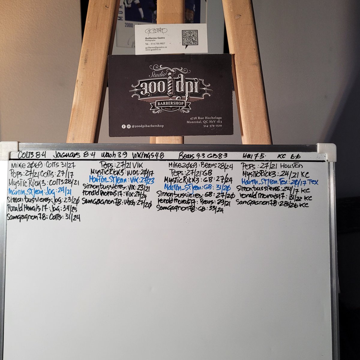 MichelGroulx8's tweet photo. Mise à jour #LePopsBoard 🏈🏈🏈🏈 #NFL #sem14 @AnneBrazeau1 @GelaisLen62894 @simonbussieres @Martin_StJean @MysticRick3 merci https://t.co/nVZTPgO4ho