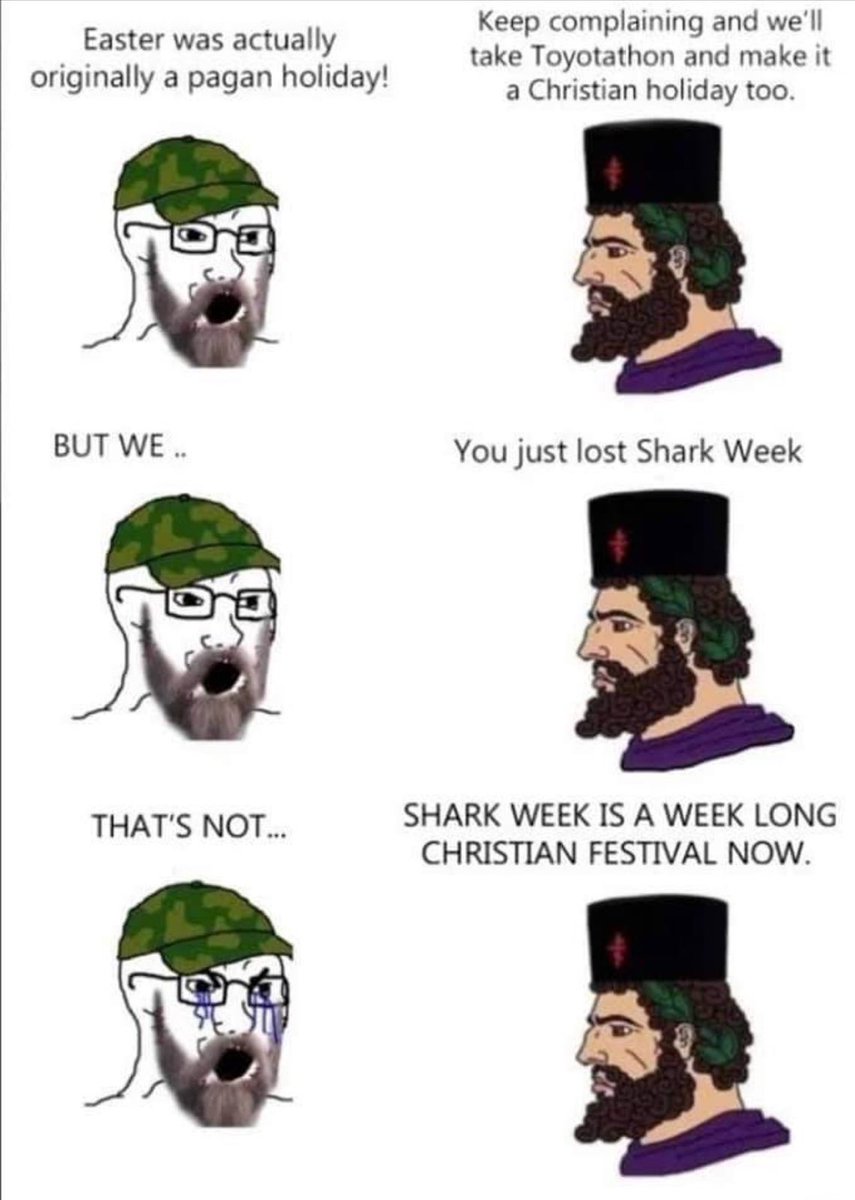 GigaBasedDad's tweet image. Christianity with the W