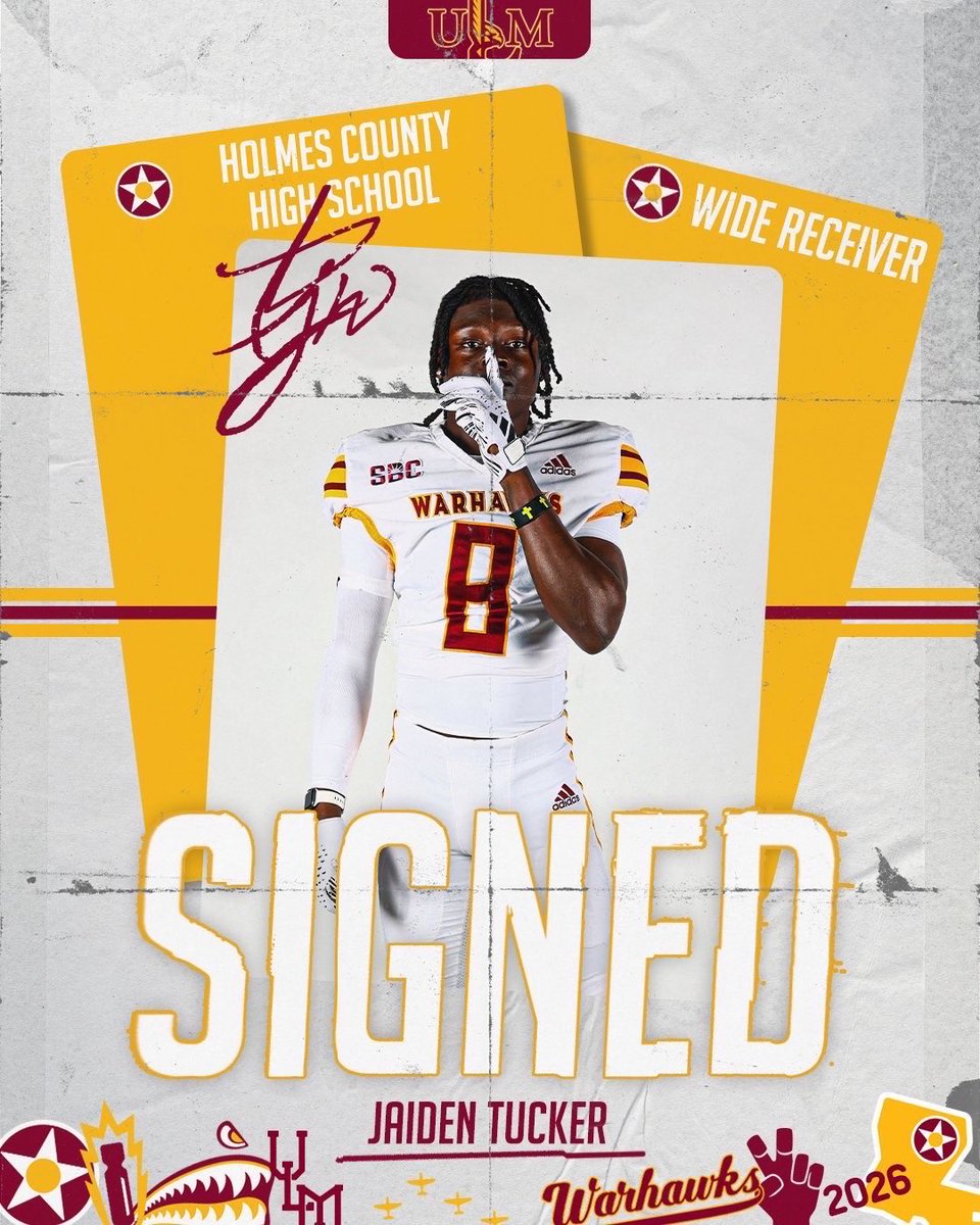 Congratulations to our own <a href="/JaidenTucker08/">Jaiden “Bobo”Tucker</a> on signing with University of Louisiana-Monroe! 

<a href="/ULM_FB/">ULM Football</a> ✈️

HEAT  |  RWE
