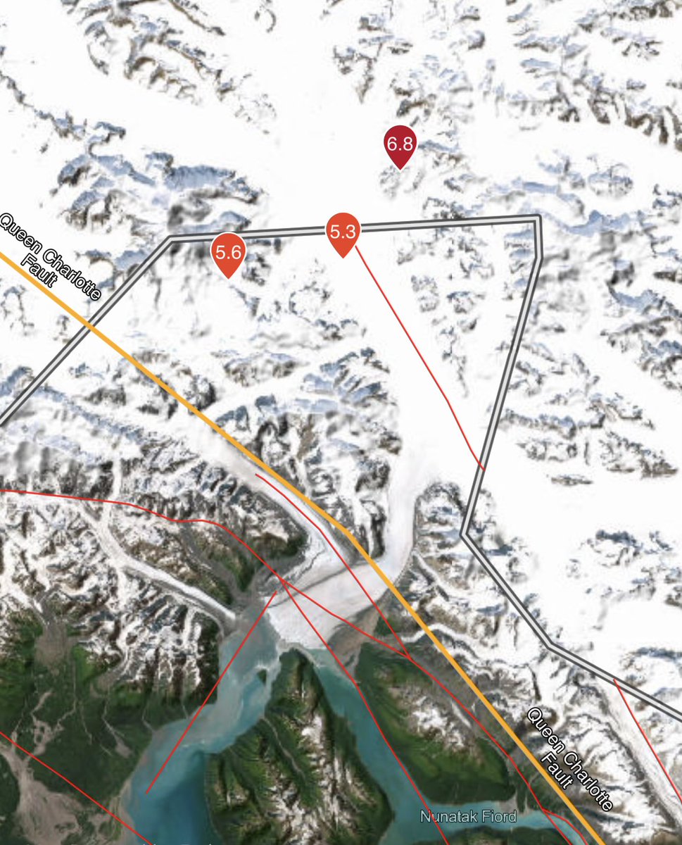 syntax2600's tweet image. Queen-Charlotte Fault