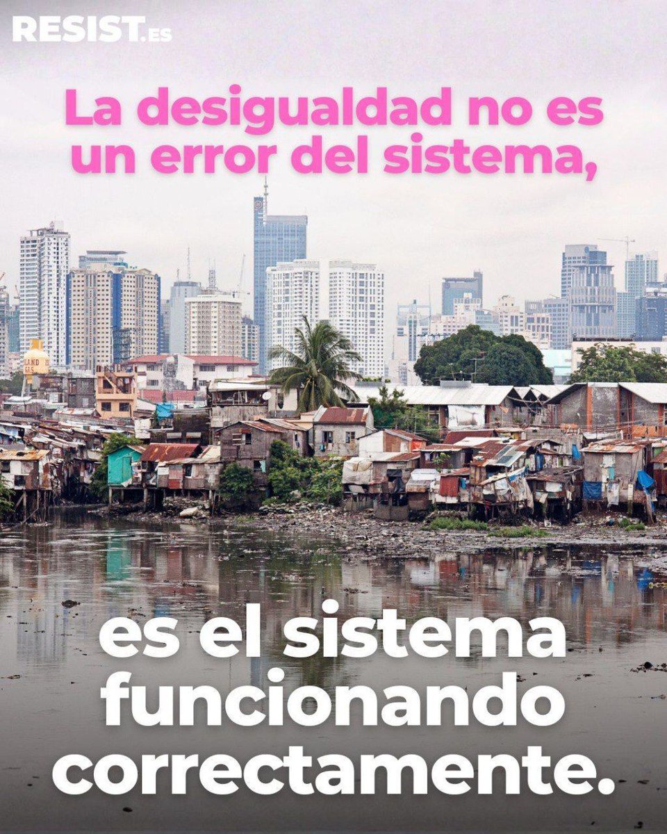 La desigualdad no es un fallo del sistema. Es su prueba de funcionamiento.

Cada escalón social necesita que alguien se quede abajo para que otro pueda subir. Cada fortuna extraordinaria exige una multitud de vidas ordinarias renunciando a tiempo, salario, salud y futuro. No es