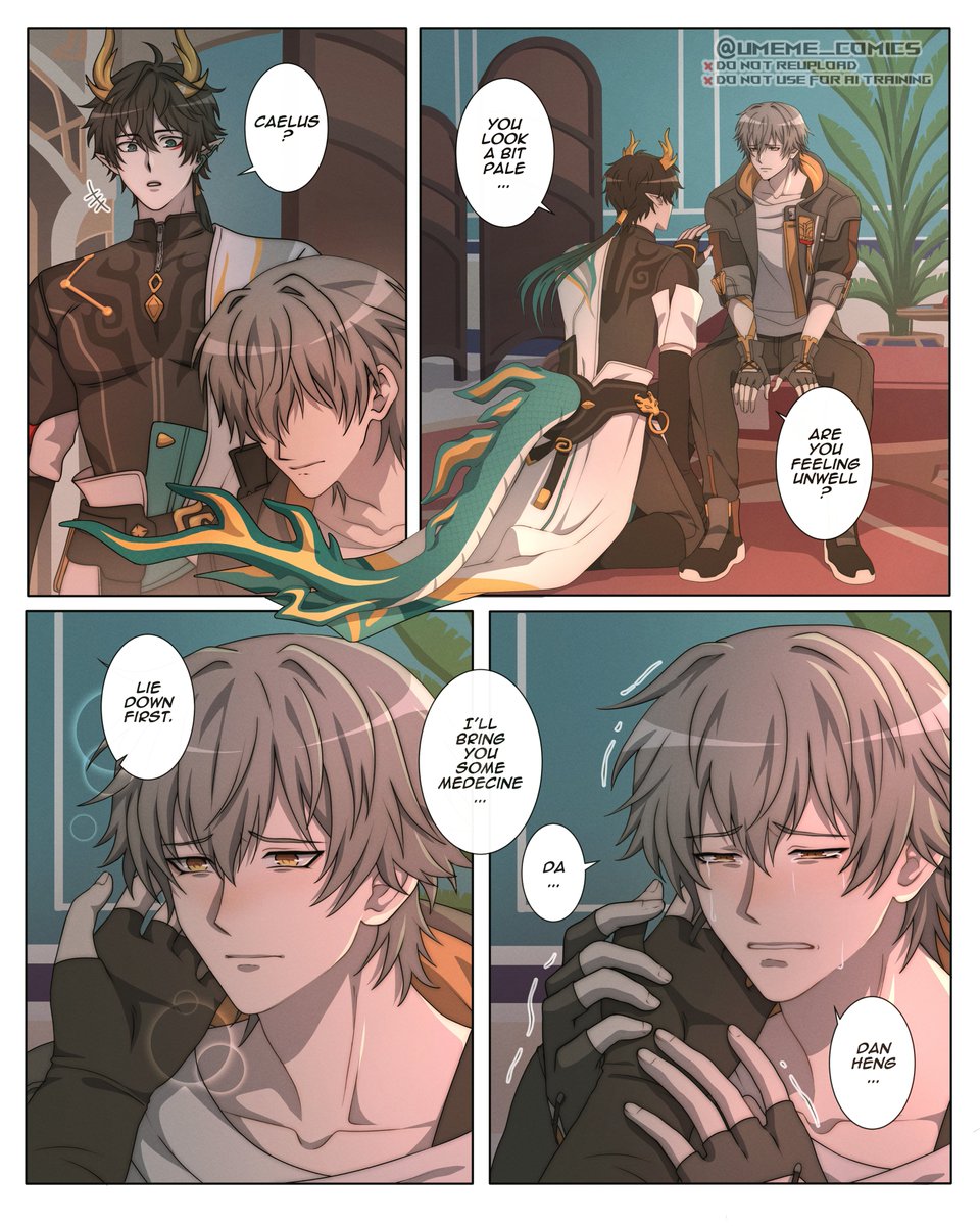 Umeme_comics's tweet image. Posting this here before running away 🫣🫣 

#HonkaiStarRail #dancae #fanart #丹穹