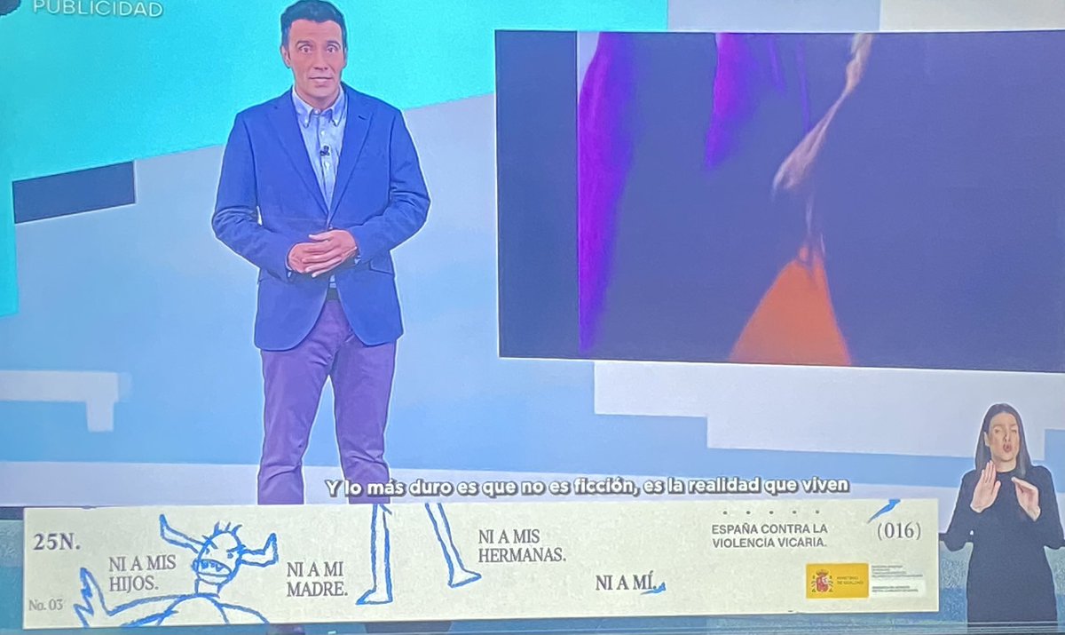 Primero te enteras en <a href="/A3Noticias/">Antena 3 Noticias</a> de q una madre se ha tirado de un décimo piso con sus dos hijos. Y luego te ponen esta campaña contra la #violenciavicaria.
Y así todo.