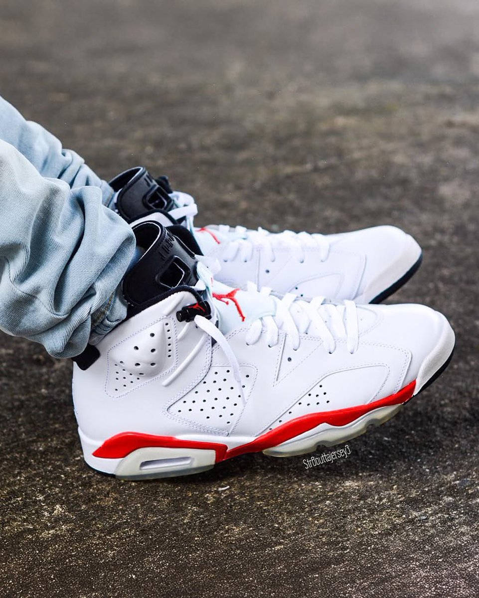 houseofheat's tweet photo. Air Jordan 6 “White Infrared” with Nike Air Branding Expected Holiday 2026 🌋

Details: https://t.co/6LH0QDfibo https://t.co/KZZLmdr13V