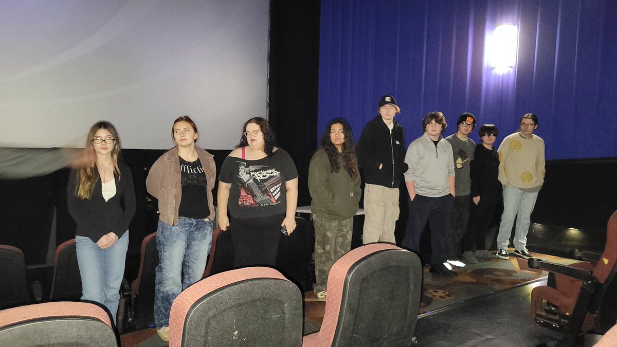 mhsnfilmtv's tweet photo. Congratulations to the 6 films that were 1 minute horror short films screening today at the Northeast Horror Film Festival. Students screened their films, pictures on red carpet, q and a and two runner up films as well as two winners. #Wearemiddnorth #MTPSpride https://t.co/GRhyXL9O9m