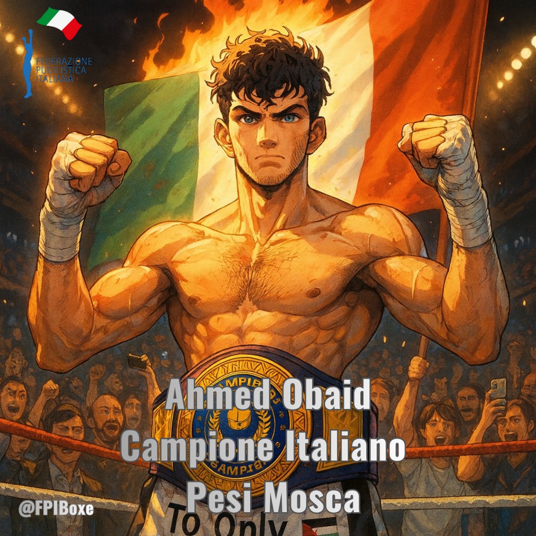 🥊 🏆 Titolo  Italiano  Mosca 

🥊Ahmed Obaid 🇮🇹 Campione

🥊 Sconfitto per Verdetto unanime (100-90 per tutti e tre i giudici) Vincenzo Rossi 

🏟️ Ferrara, 6/12/2025 

🥊 Org. L’Accademia 

#Itaboxing #Boxing #Boxer #Pugilato #boxeo