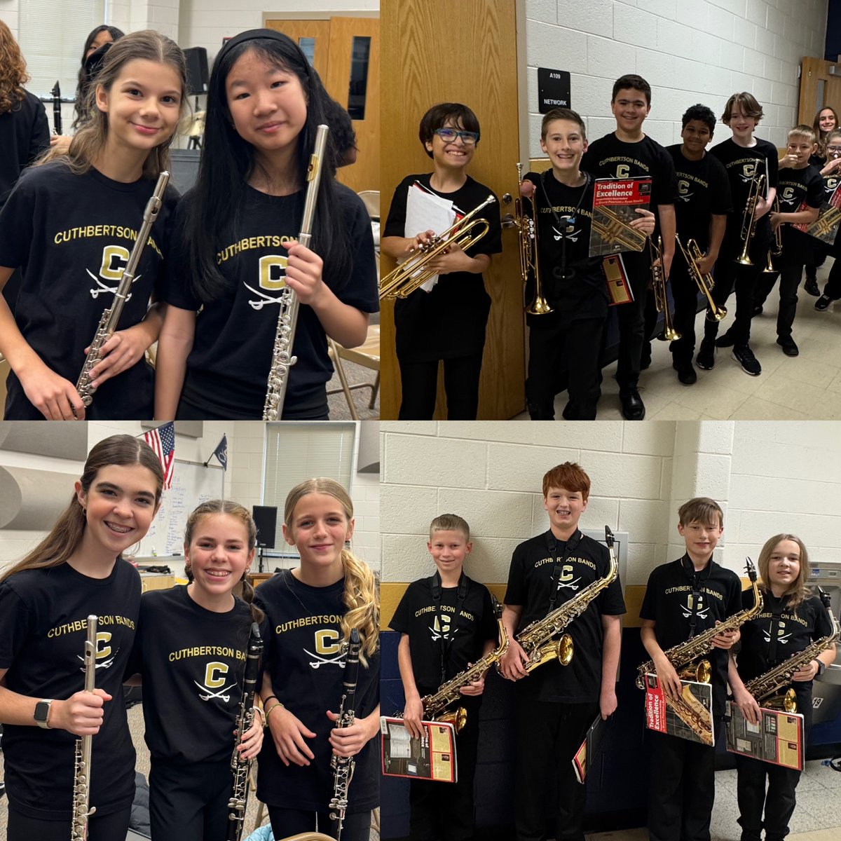 CuthbertsonMSNC's tweet photo. Our 6th grade student absolutely rocked the holiday concert! Their incredible talent and festive spirit filled the room with joy and cheer. #HolidayBazaar @UCPSNC @AGHoulihan https://t.co/vnGbGFITPW