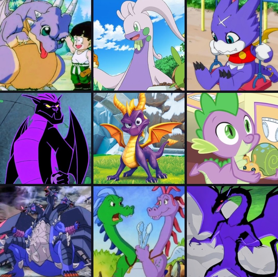 What's your favorite purple dragon character here?