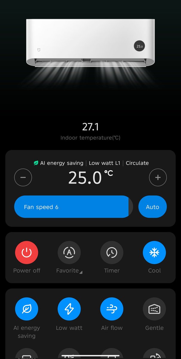 ranmocchi's tweet photo. @zharki2018 ac update terimakasih rekomendasinya gan, mas, bang, ini pemakaian rata rata di set 26-27 low watt L1 sehari cm 4kwh, kalau yg diatas 6 itu gapakai low watt dan di set di 19-22, irit bgt gila ini xiaomi, bagus bgt, makasih udah jawab https://t.co/0Plg47tXgu