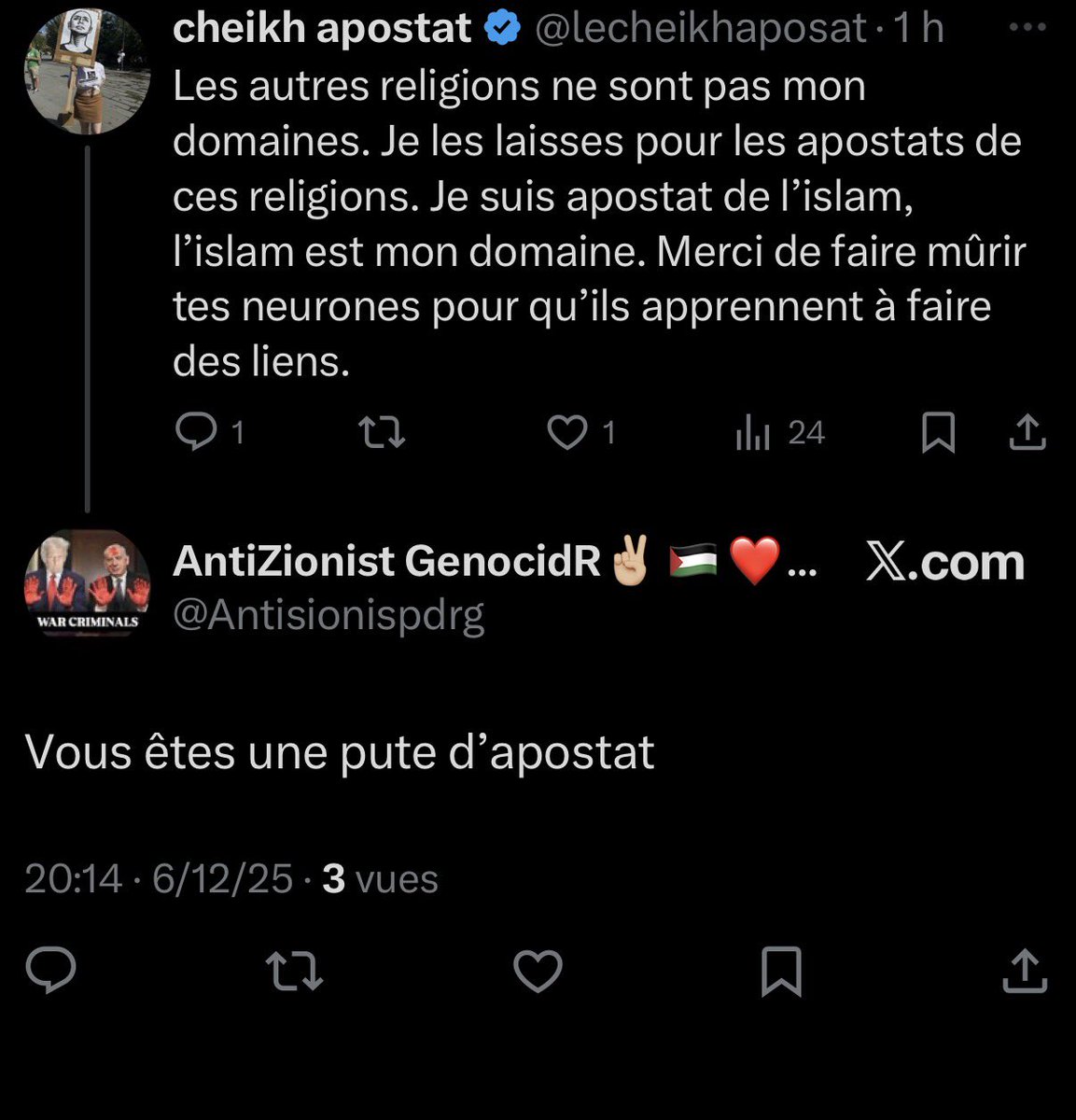 L’islam 
⬇️
