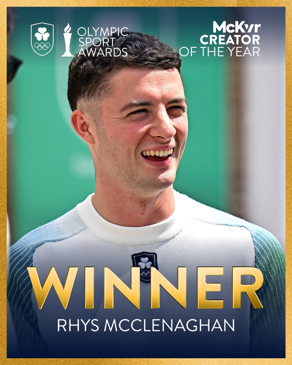 🏆 𝑴𝒄𝑲𝒗𝒓 𝑪𝒓𝒆𝒂𝒕𝒐𝒓 𝒐𝒇 𝒕𝒉𝒆 𝒀𝒆𝒂𝒓 // 𝑹𝑯𝒀𝑺 𝑴𝑪𝑪𝑳𝑬𝑵𝑨𝑮𝑯𝑨𝑵 ✨

Rhys McClenaghan is the winner of the McKvr Creator of the Year Award, presented by Padraic McKeever, CEO of McKvr.

#TeamIreland #OSA25 <a href="/McKeeverSports/">McKvr</a>
