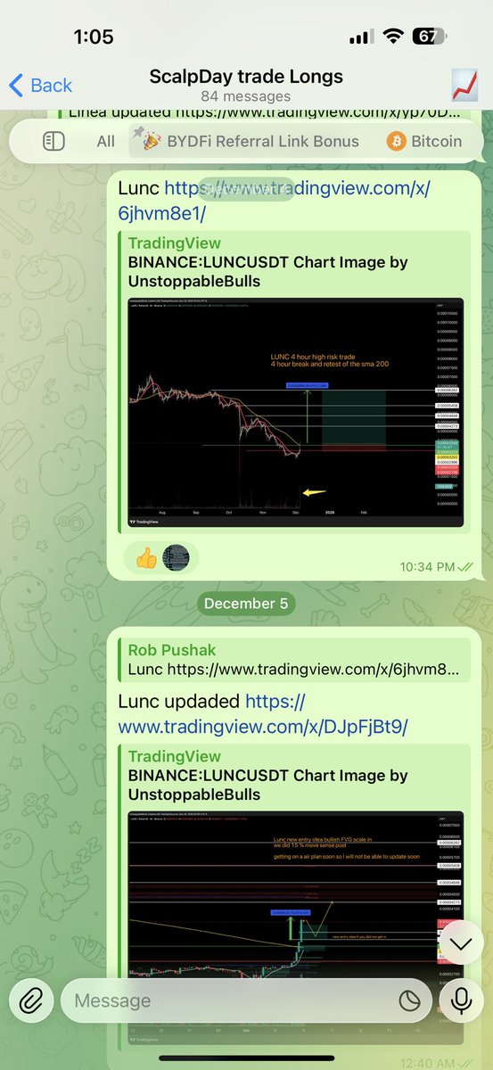 UnstoppableBul1's tweet image. Nailed $Lunc in group for a 100% move in spot in one day!  Before once we are back from recording in #Vegas we will find more!