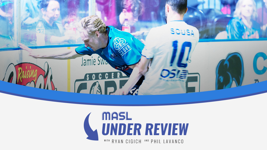 MASLarena's tweet image. Under Review, the most controversial show in the MASL is BACK for another season of action!

In this week's debut episode, @_HeyYoPhil and Ryan Cigich break down new points of emphasis for the officials in the 2025-26 season and the most talked about plays from Week 1

Check out…