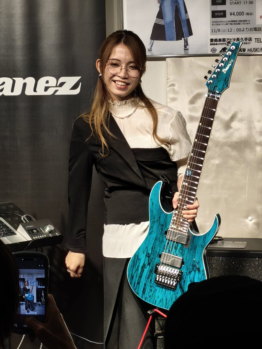 葉月さん今日はステキな時間をありがとう！演奏を近くで見るのは初めて