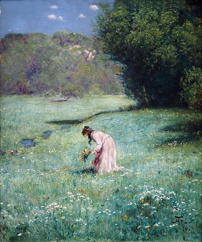 IsabelVasques7's tweet image. 🎨Hans Thoma (German, 1839-1924)
Forest Meadow