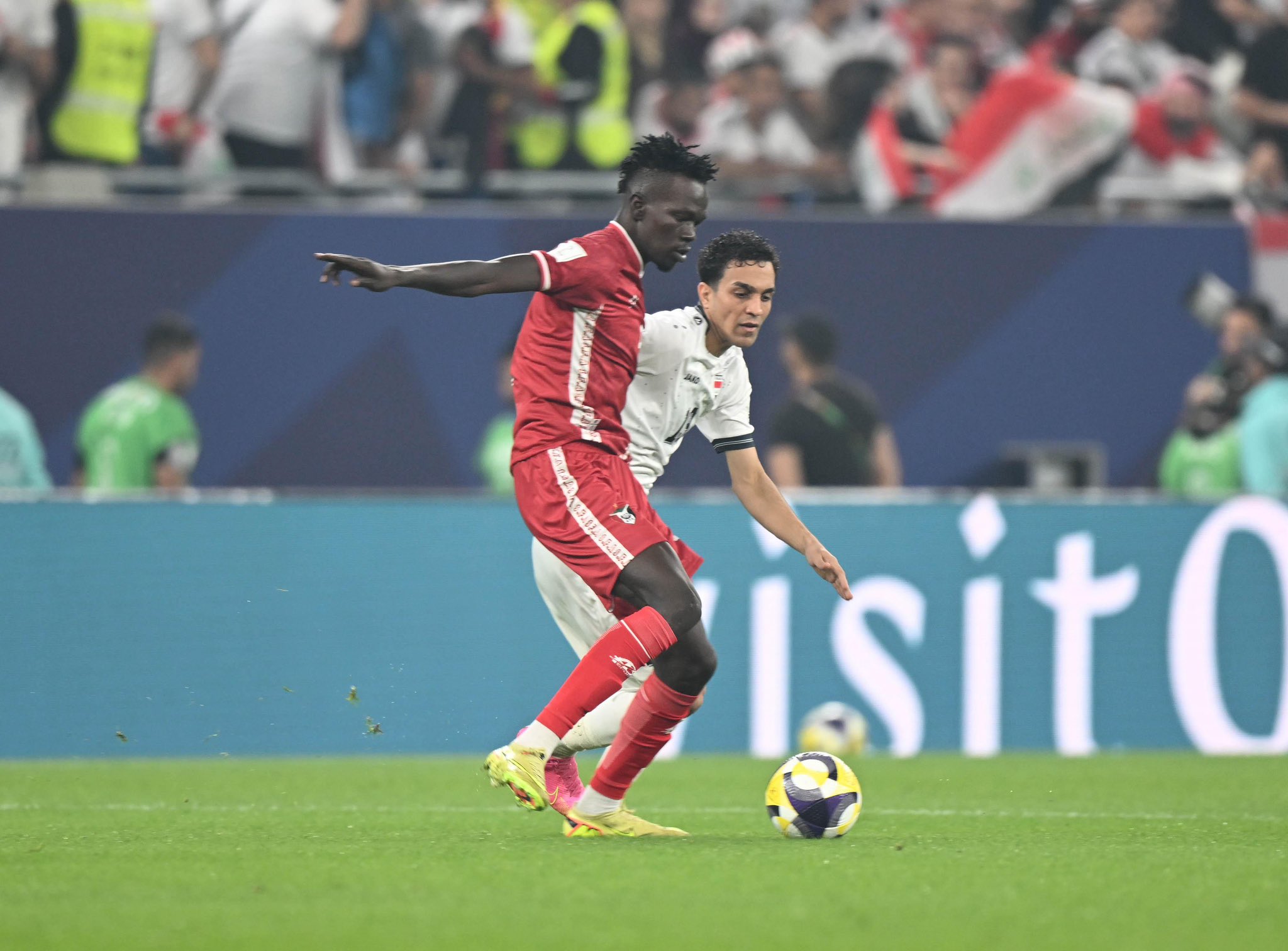 نهاية الشوط الأول. السودان 00 العراق #السودان_العراق 