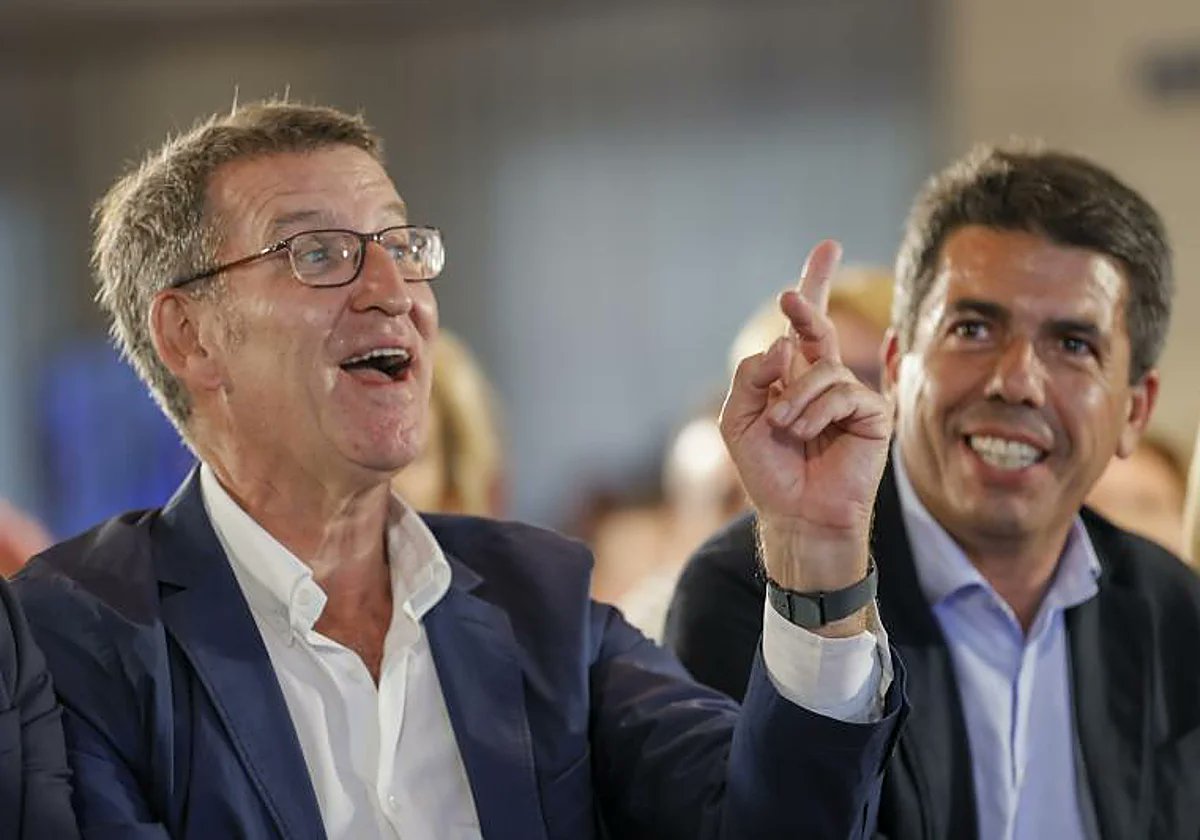 Carlos Mazón decía "cojonudo" desde El Ventorro. Mientras, se ahogaban cientos de personas.
Alberto Núñez Feijóo mantuvo un año al muy miserable. 
¿Tendrá ahora la decencia de exigirle el acta de diputado y acompañarle a entregarse ante la juez que instruye el caso por la DANA?