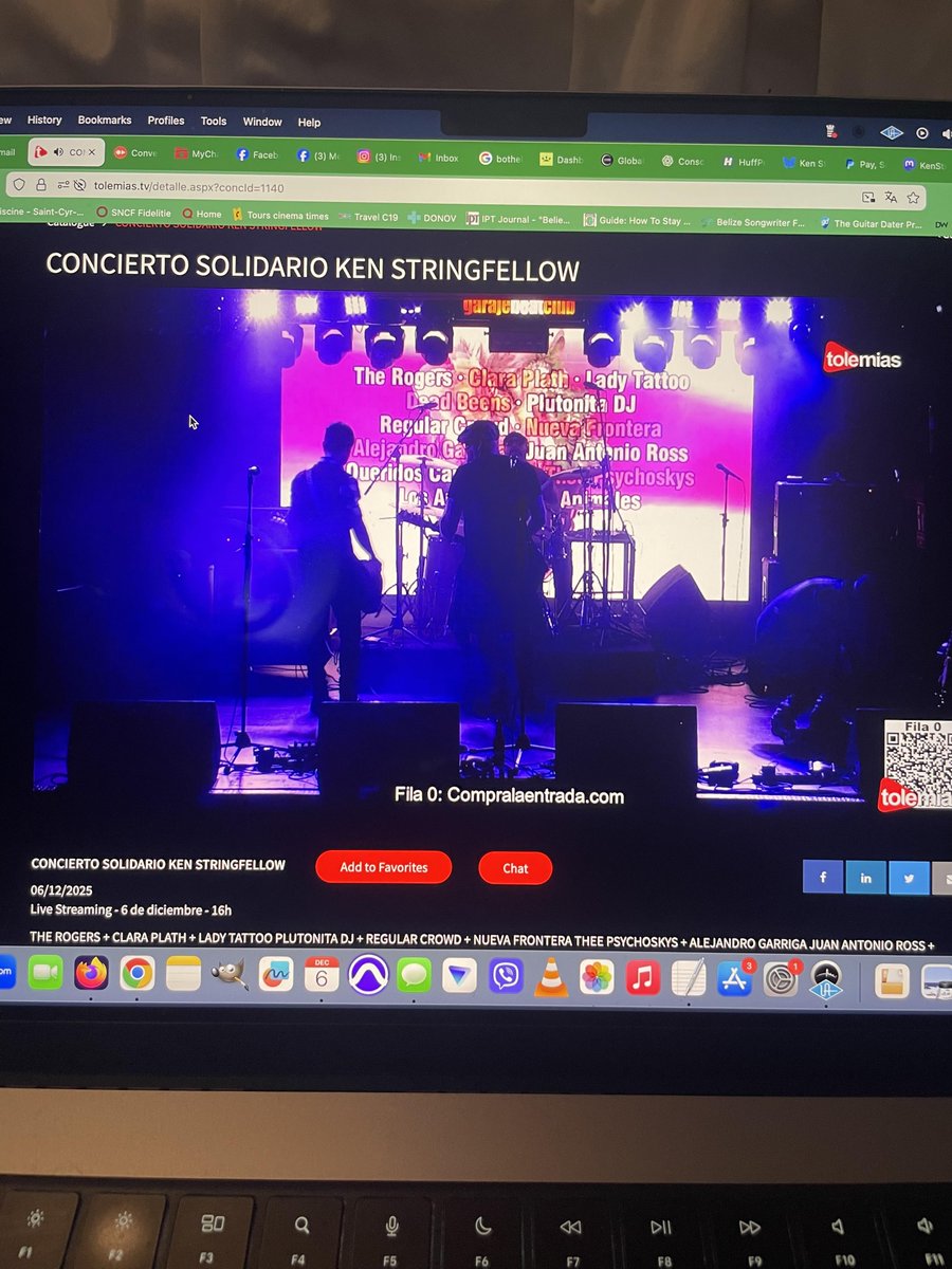 KenStringfellow's tweet image. The benefit show for my cancer treatment has started  @garajebeatclub  in Murcia SPAIN! live now til 3pm PST (midnite Spain). I'll join via satellite at noon PST (9pm Spain)
 FREE webcast @tolemiasTV  (can donate via QR code on screen)

tolemias.tv/detalle.aspx?c…

thank you to all