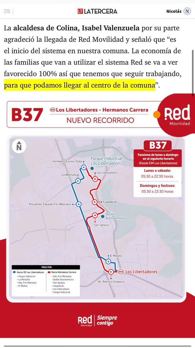 Municipalidad Colina tweet media