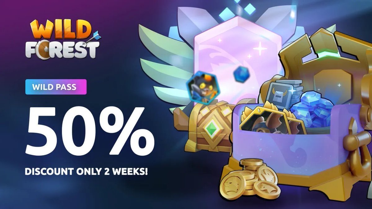 🚨 50% OFF  for Wild Pass, and it might be the best value <a href="/playwildforest/">Wild Forest</a> has ever offered. If you’re thinking about upgrading, this is the moment.

🔥 If you want faster progress, bigger rewards, and steady growth every day — the Wild Pass is the upgrade that accelerates your