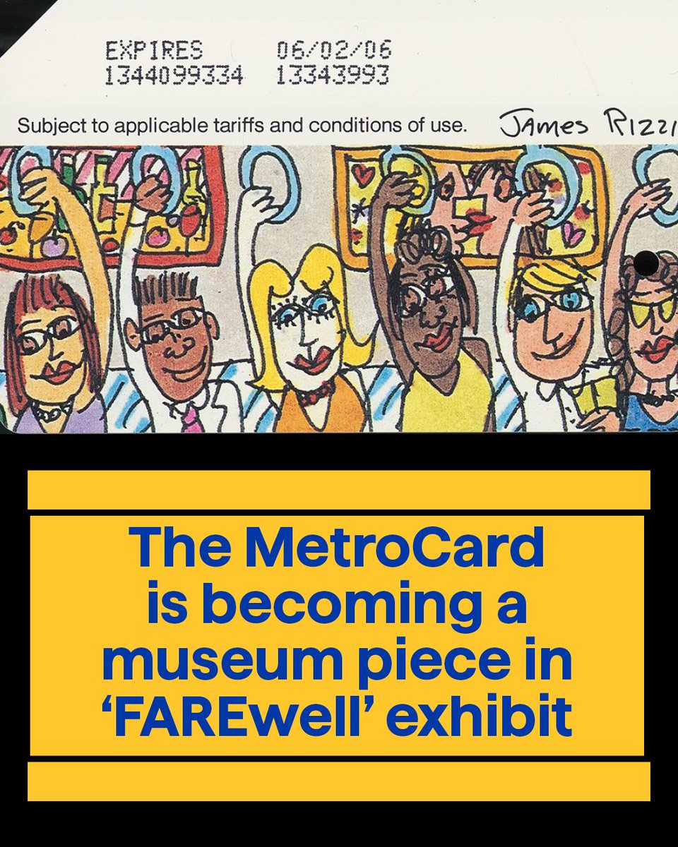 Gothamist's tweet photo. The MetroCard will soon become an antique after three decades of service, transforming before New Yorkers’ very eyes into a relic of subway history: https://t.co/rN77wwIcLI https://t.co/i1tepPakdm