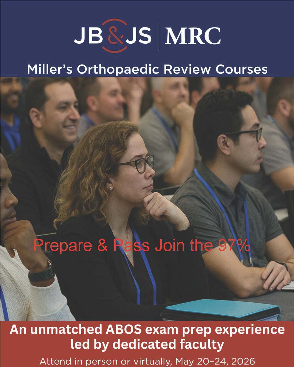 Miller's Orthopaedic Review Course tweet media