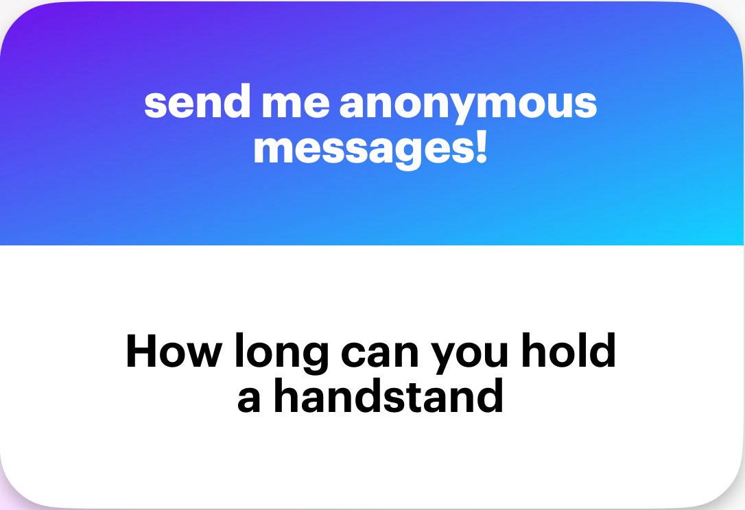 itzmelanin's tweet image. I have no idea now I gotta check😭 Max gotta be 5 seconds lol 

ngl.link/itzmelanin1