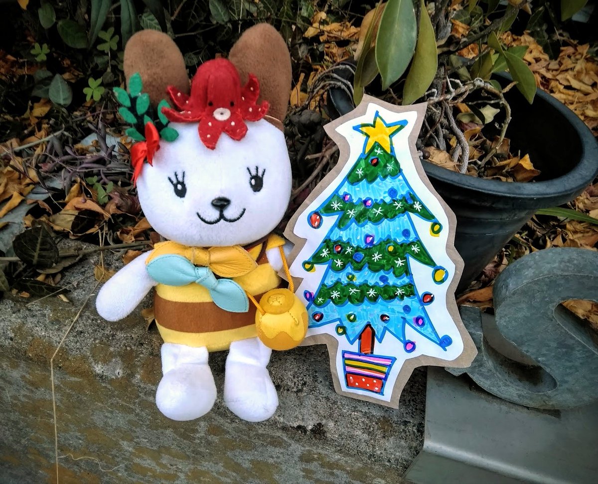 すーちゃんとビリー君のクリスマス クリスマスツリー＊12月7日🎄