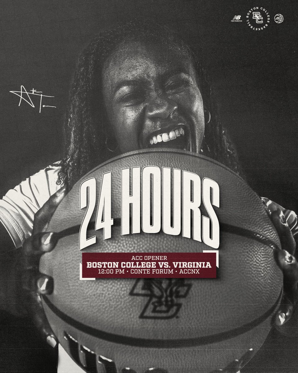 BC_WBB's tweet photo. ACC opener in 2️⃣4️⃣ hours 👀 https://t.co/woLywXMTmt