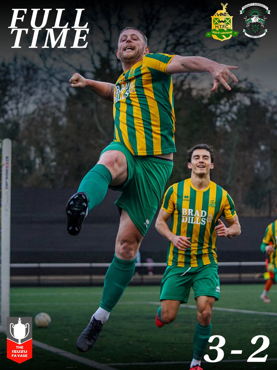 HISTORY MADE

WHAT A WIN, We qualify for the fourth round of the FA Vase (last 32) for the first time ever!

A special afternoon at Rothamsted Park🫡

HARPS 3-2 HBR

#OneTeamOneTown🟡🟢🦌